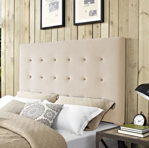 Cabeceira para Cama Casal Estofada Box Capitonê LM015 140cm Suede Areia Botões Tabaco  é boa?