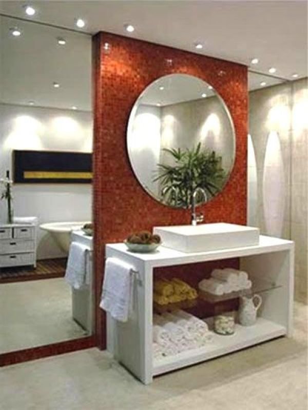 Espelho Redondo Lapidado Prata Cristal - 70cm  MadeiraMadeira