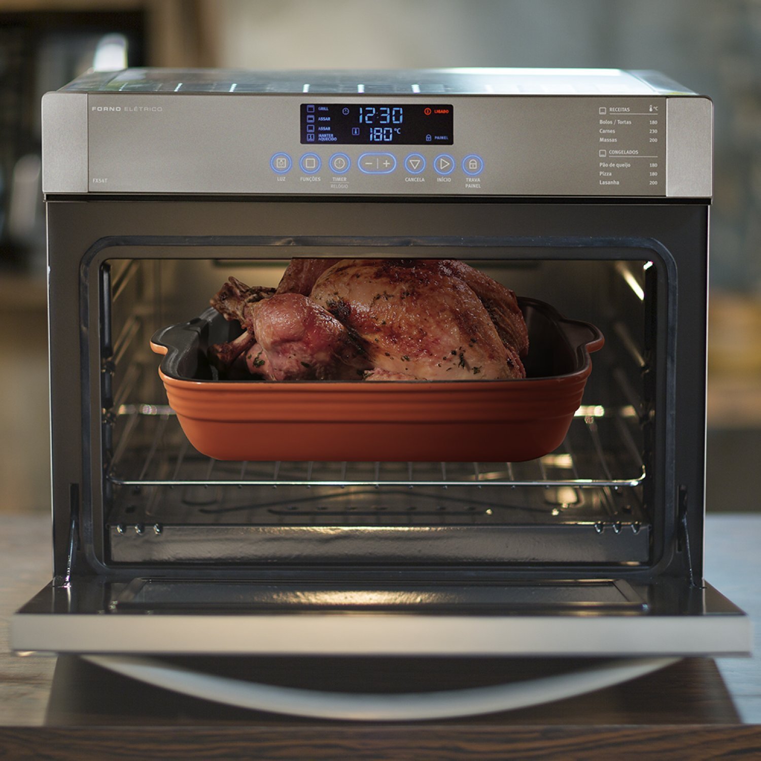 Forno El trico De Bancada Touch 44L FX54T Electrolux 110V Inox 
